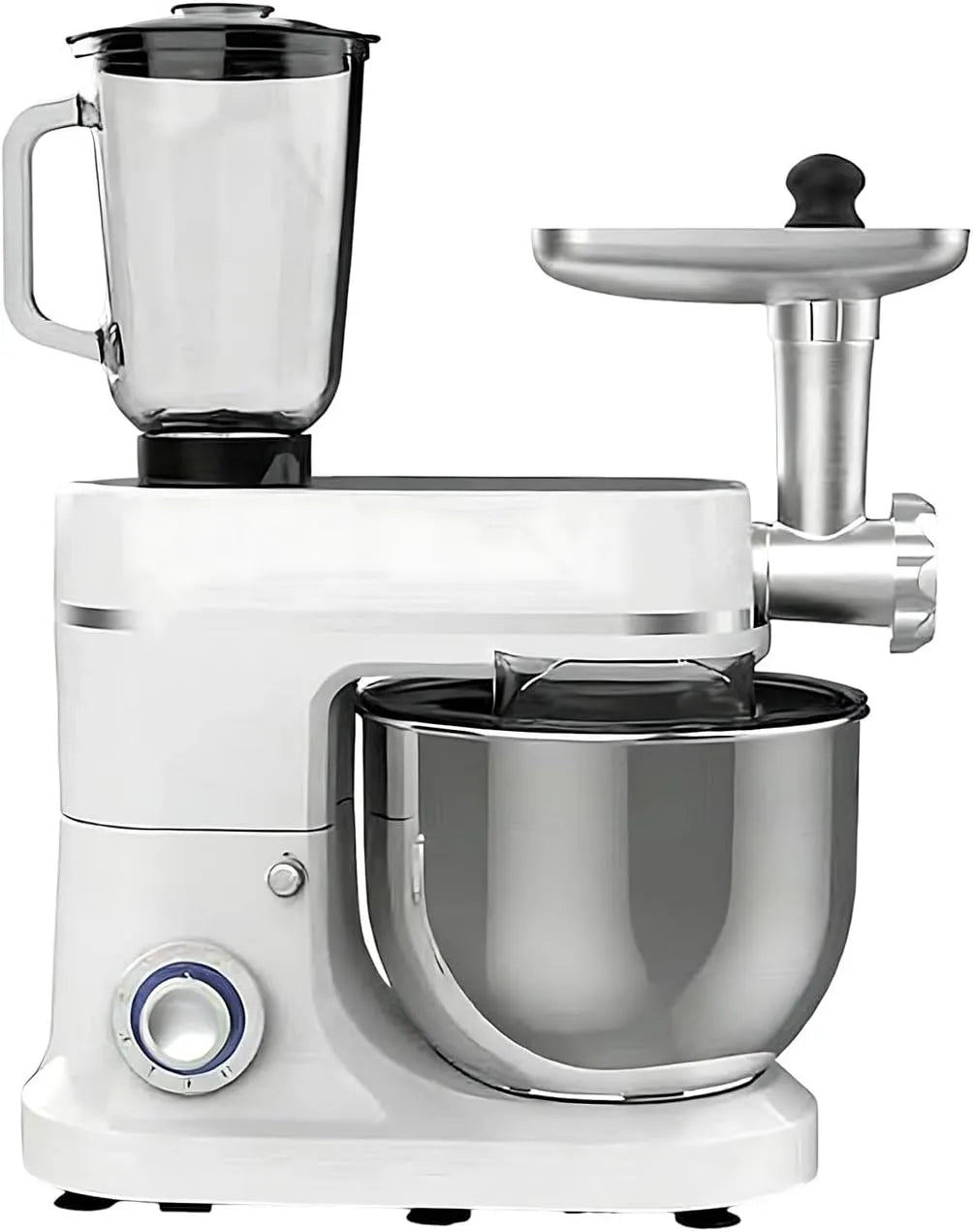Blender, 1500 W, 3-in-1, Klopper en 10L Kom voor Pizza, Deeghaak, Gebak en Brood