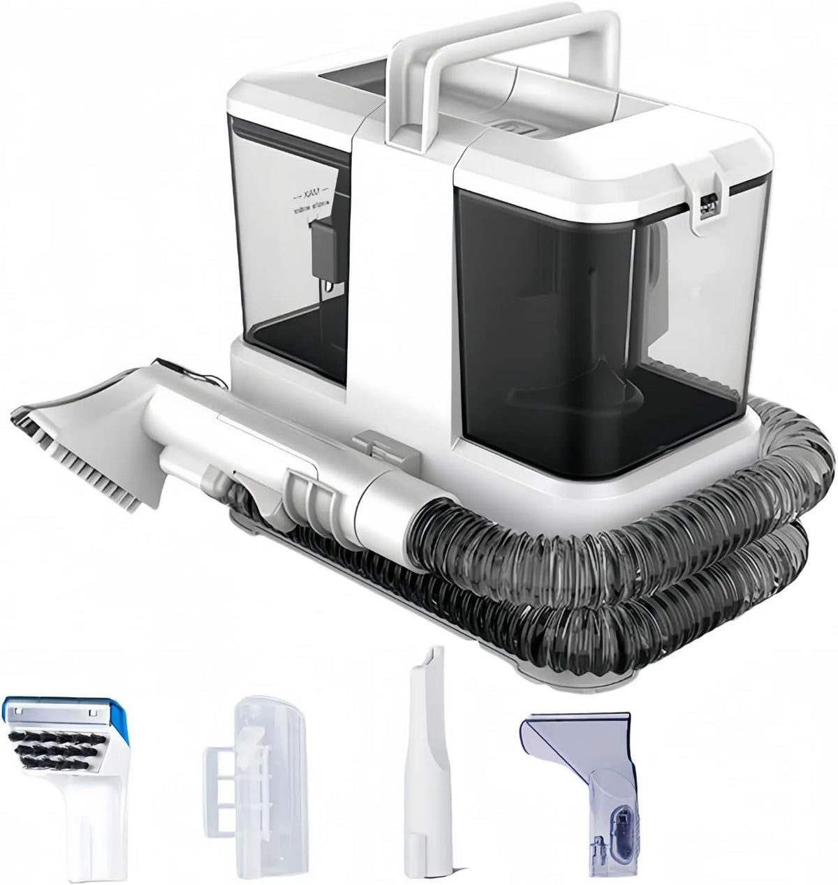 Bank met 400 W, 9KPa, 0,8L, 85dB, 0,5L, 4-IN-1 en geluidsarme werking