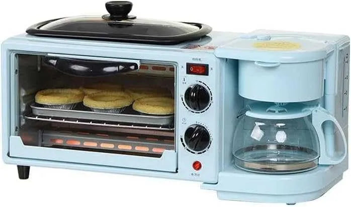 Espressomachine met 3-in-1 en 455 x 180 x 205mm, 3-in-1 multifunctioneel ontbijtmachine met koffiezetapparaat
