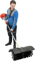 Sneeuwblazer, motorbezem, sneeuwruimer, veegmachine, benzine, aangedreven veegbezem voor weggazon, tuin, binnenplaats, sneeuwruiming