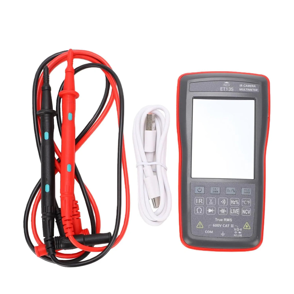 Meter x192 met 2,8 Inch, 20 Hz, 20-550°C, 2°C, 7,11 cm, 1000 V, 750V en 0-3V