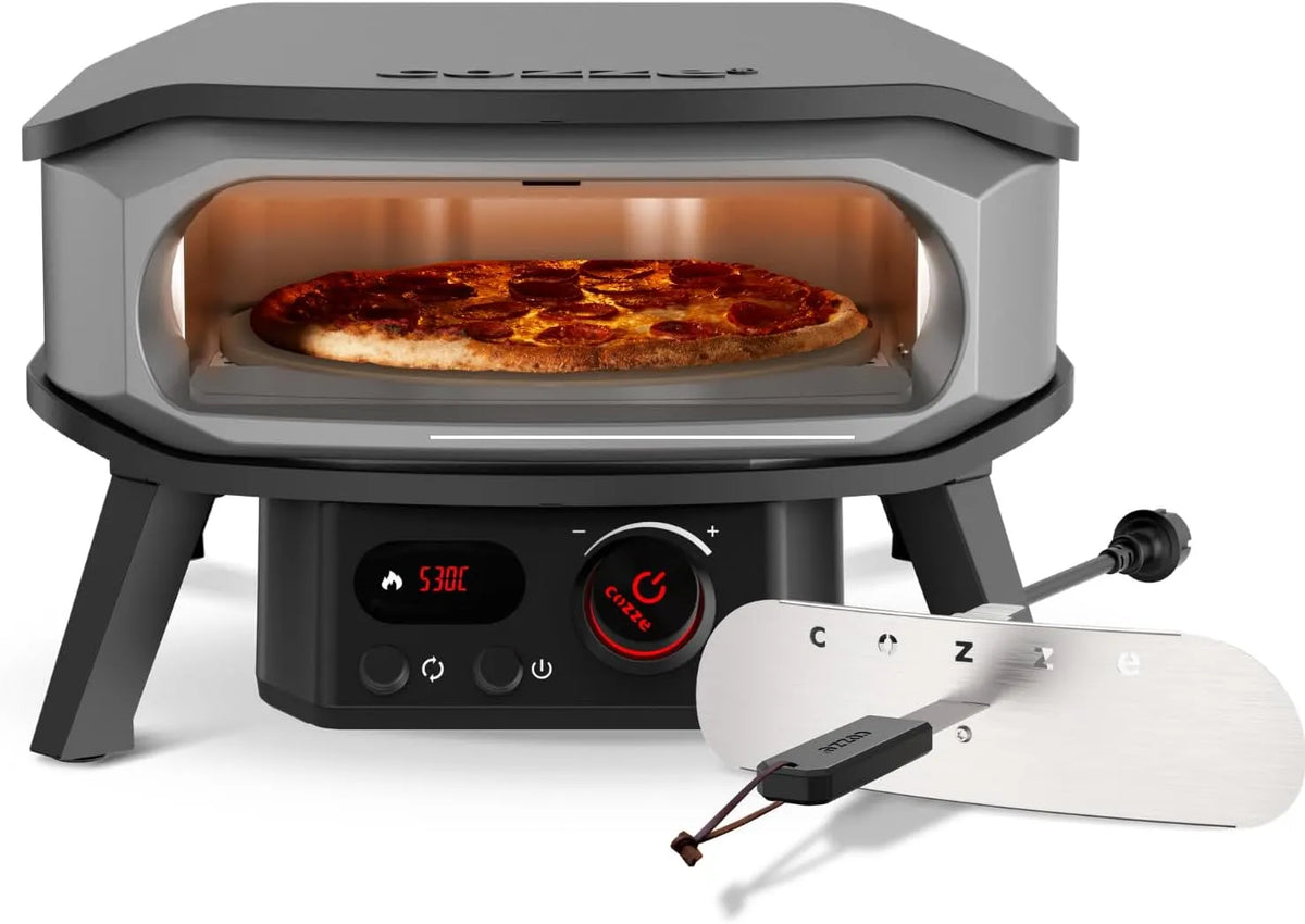 Inbouwoven met 33 cm en regelbare thermostaat, regelaar en 2 m stopcontact