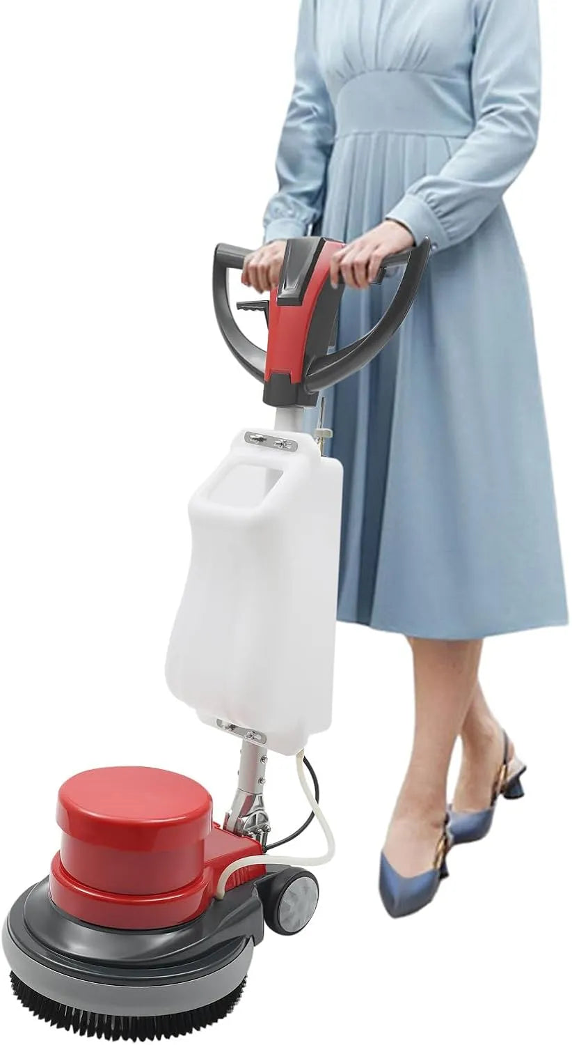 Machine met 1100 W, 154 rpm, 17 inch, waterreservoir en voor tapijt, harde vloeren en dierenharen