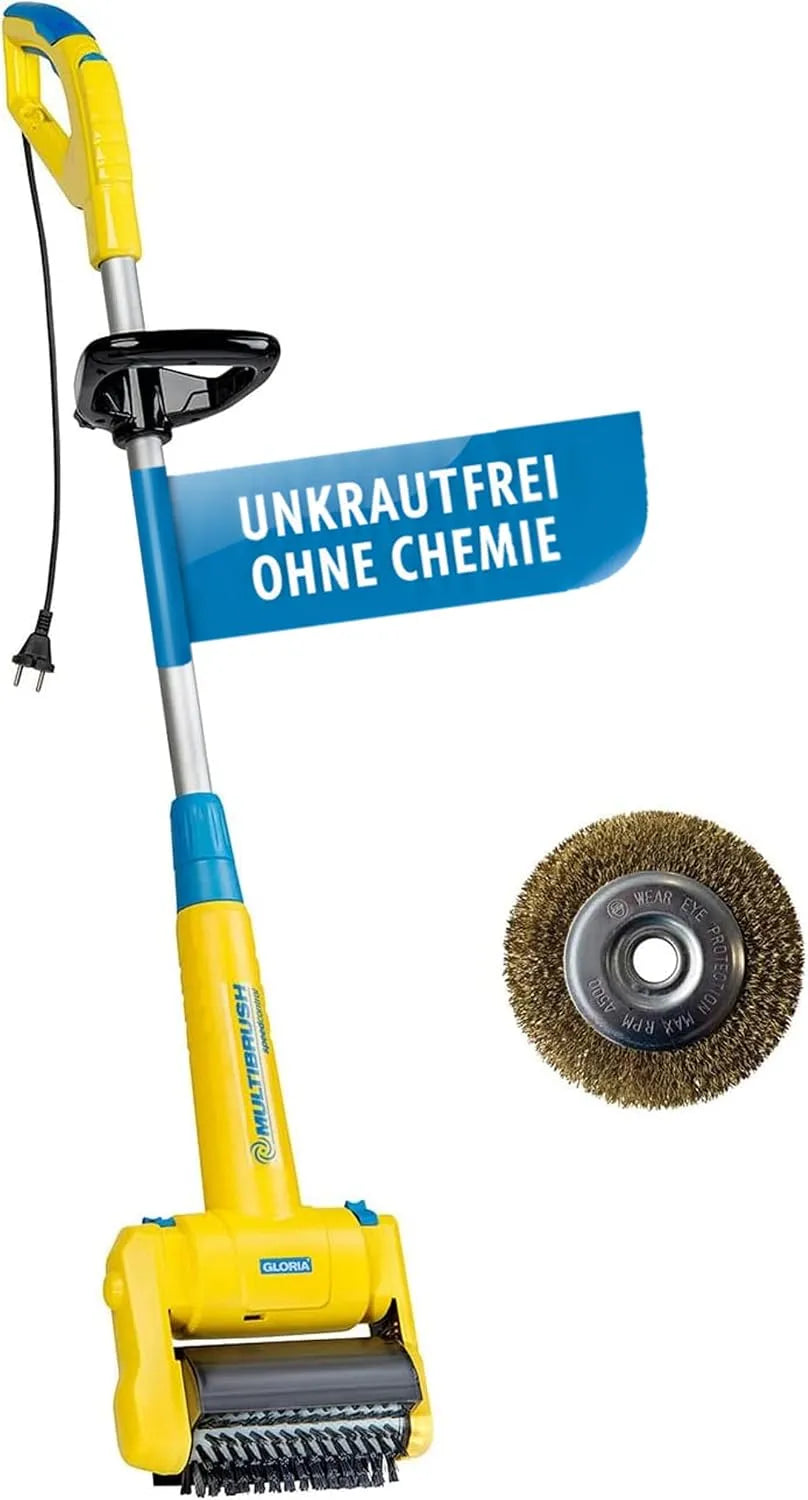 Snijder, GLORIA Multibrush, Elektrische Tuingereedschap, Onkruidborstel, Voegenreiniger, Reinigingsborstel, Graskantensnijder