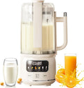 Notenmelkmaker met 1500 ml, 6-in-1 en aluminium, 6-in-1 automatische machine voor plantenmelk