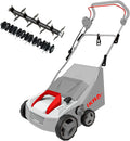 Verticuteermachine, 1800 W, 38 cm, IKRA elektrische verticuteermachine gazonbeluchter IEVL 1838