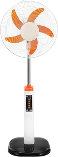 Ventilator, nachtlampje en USB-poort, Outdoor oscillerende ventilator, huis, fabriek, vloer ventilator, voor slaapkamer en kantoor en magazijn