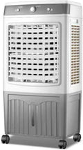 Mobiele airconditioner en Luchtkoeler, Draagbare airconditioner verdampingskoeler met watertank 40 liter, 3 ventilatorsnelheden, 120 ° oscillatie