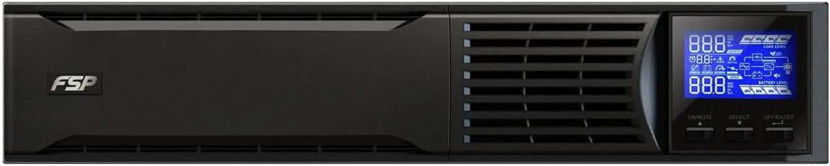 FSP, UPS-noodstroomvoorziening, 900 W, online UPS, 19 inch, uw kritieke systemen.