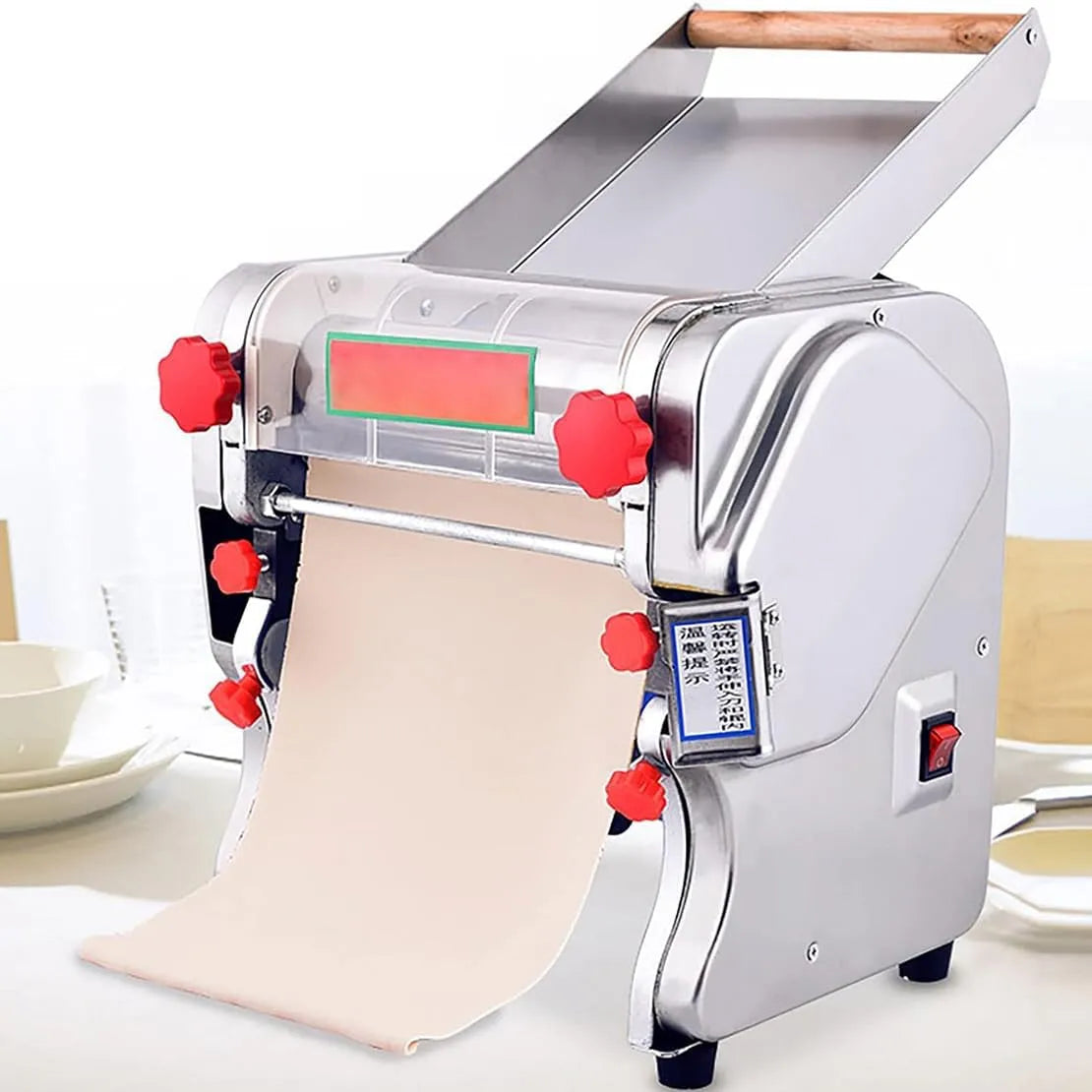 Machine, 550 W Elektrische FKM200, Zelfgemaakte Verse Spaghetti in 10 Minuten, Commerciële Deegroller, Knoedelmaker
