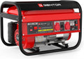 GENTOR Stroomgenerator, 6,5 pk, 1 x 12 V, 4-takt benzinemotor, geluidsarm, trekstart, 2 x 230 V, 2200 watt, noodstroomaggregaat