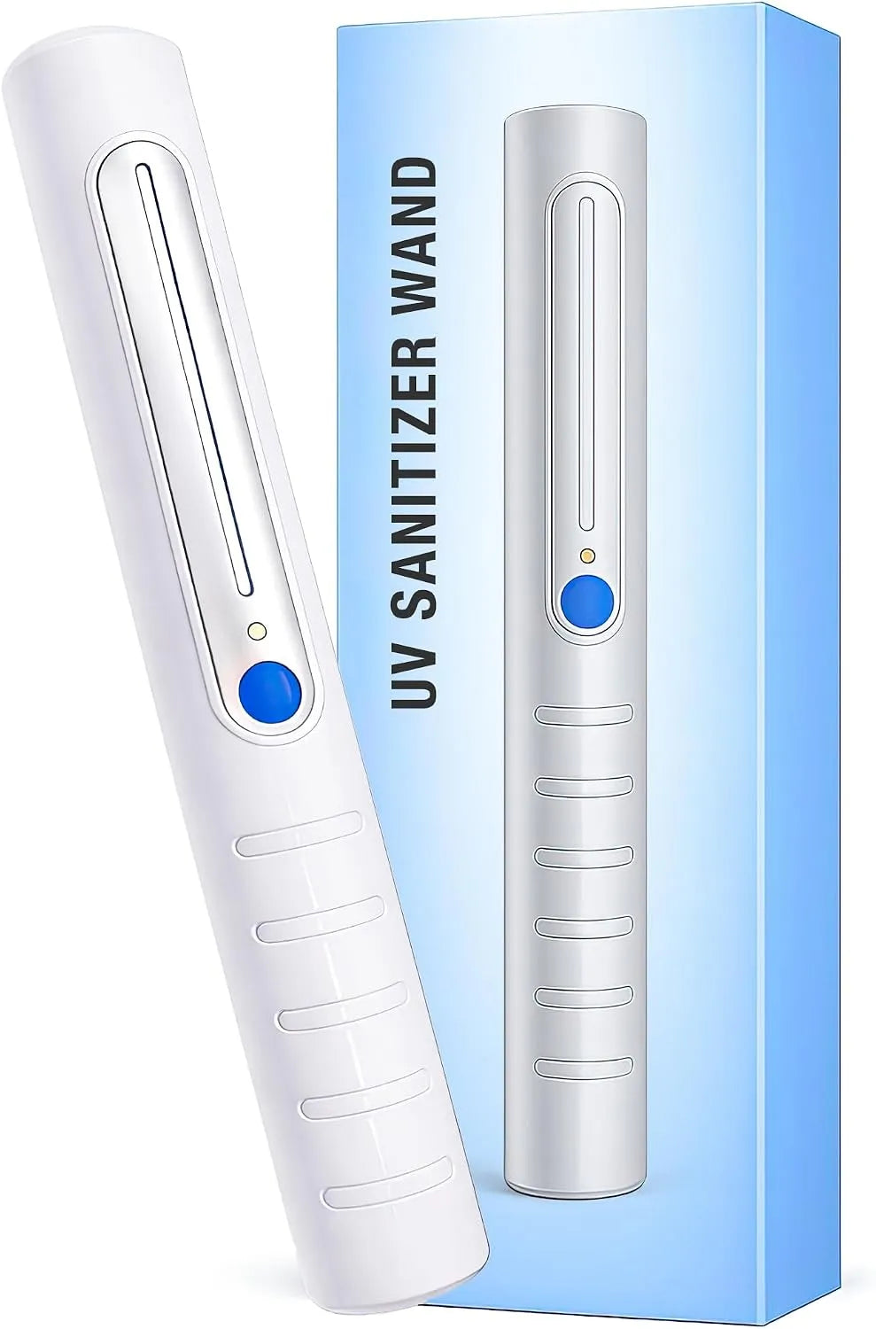 Bed, UV-ontsmettingstaf -, UV-ontsmettingstaf, draagbaar UV-licht ontsmettingsmiddel voor kamer en reizen, handheld UV-ontsmettingslamp, 99,99%
